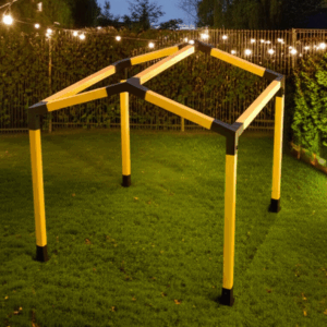 PItch Hut in Backyard