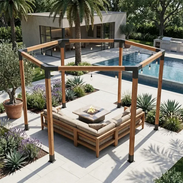 Hexagonal Pergola Kit