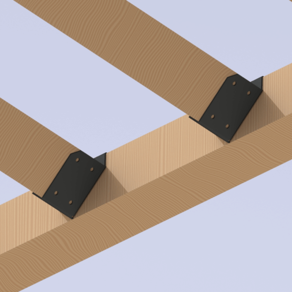 Louver Bracket detail rendering